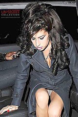 Amy Winehouse upskirt white